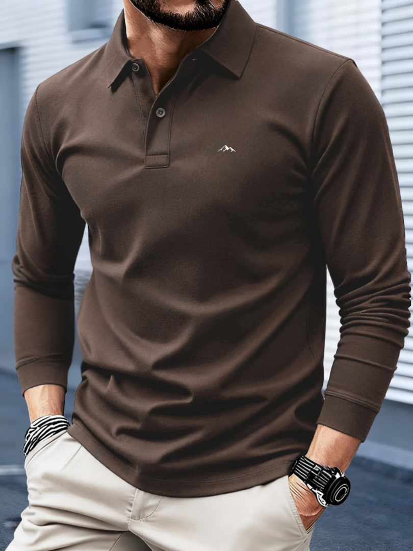 Ruben | Stijlvolle Langemouw Poloshirt