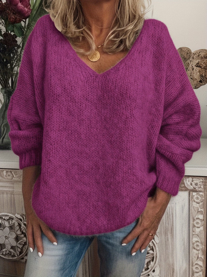 Sophie | Stijlvolle Dames Trui met V-Hals