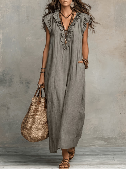Lotte | Comfortabele Lange Zomerjurk