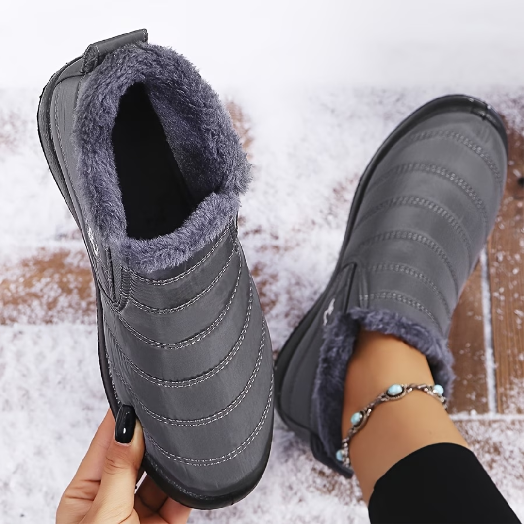 Lieke | Ultra-Warme Gevoerde Winter Enkellaarsjes