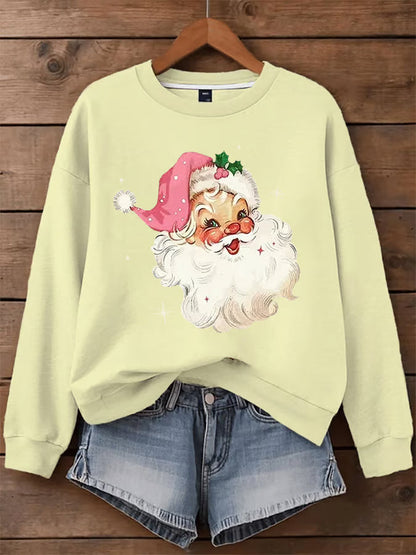 Vera – Trui met vintage kerstprint