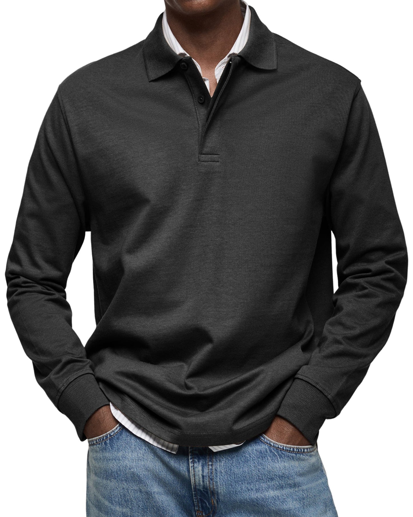 Bellario - Luxe Poloshirt met Lange Mouwen