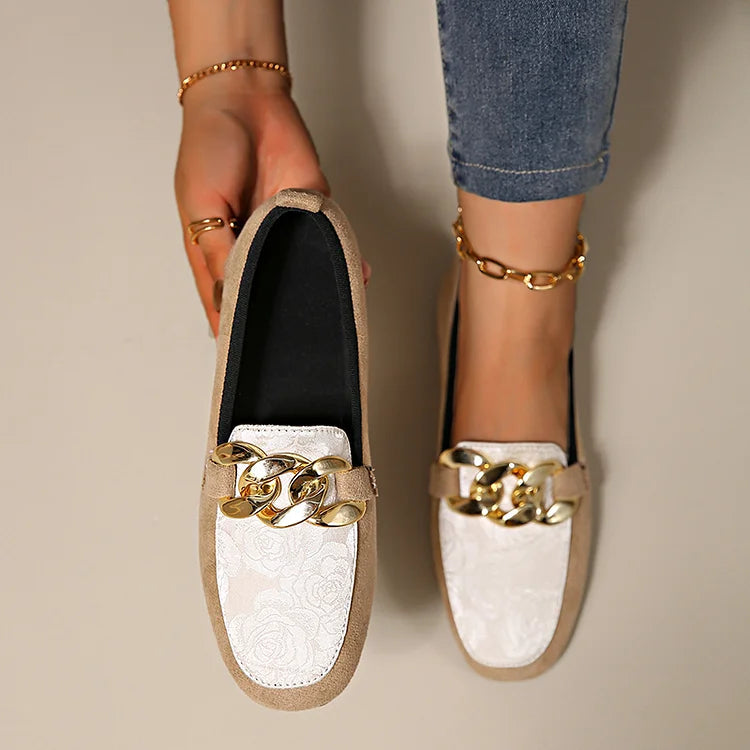 NATHALIE | ELEGANTE LOAFERS MET KETTINGVERSIERING