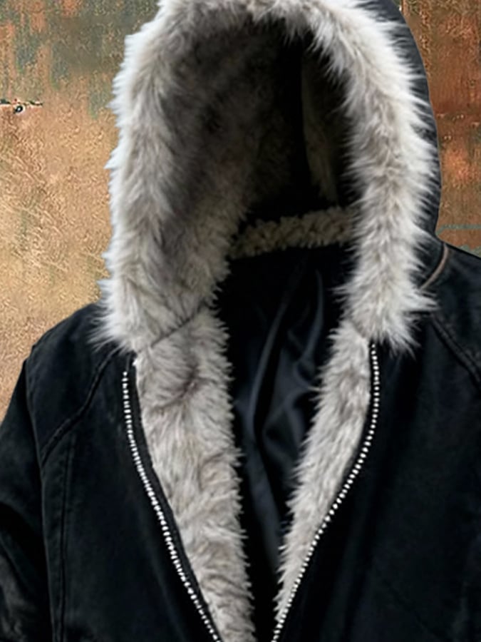 Jack met bontcapuchon