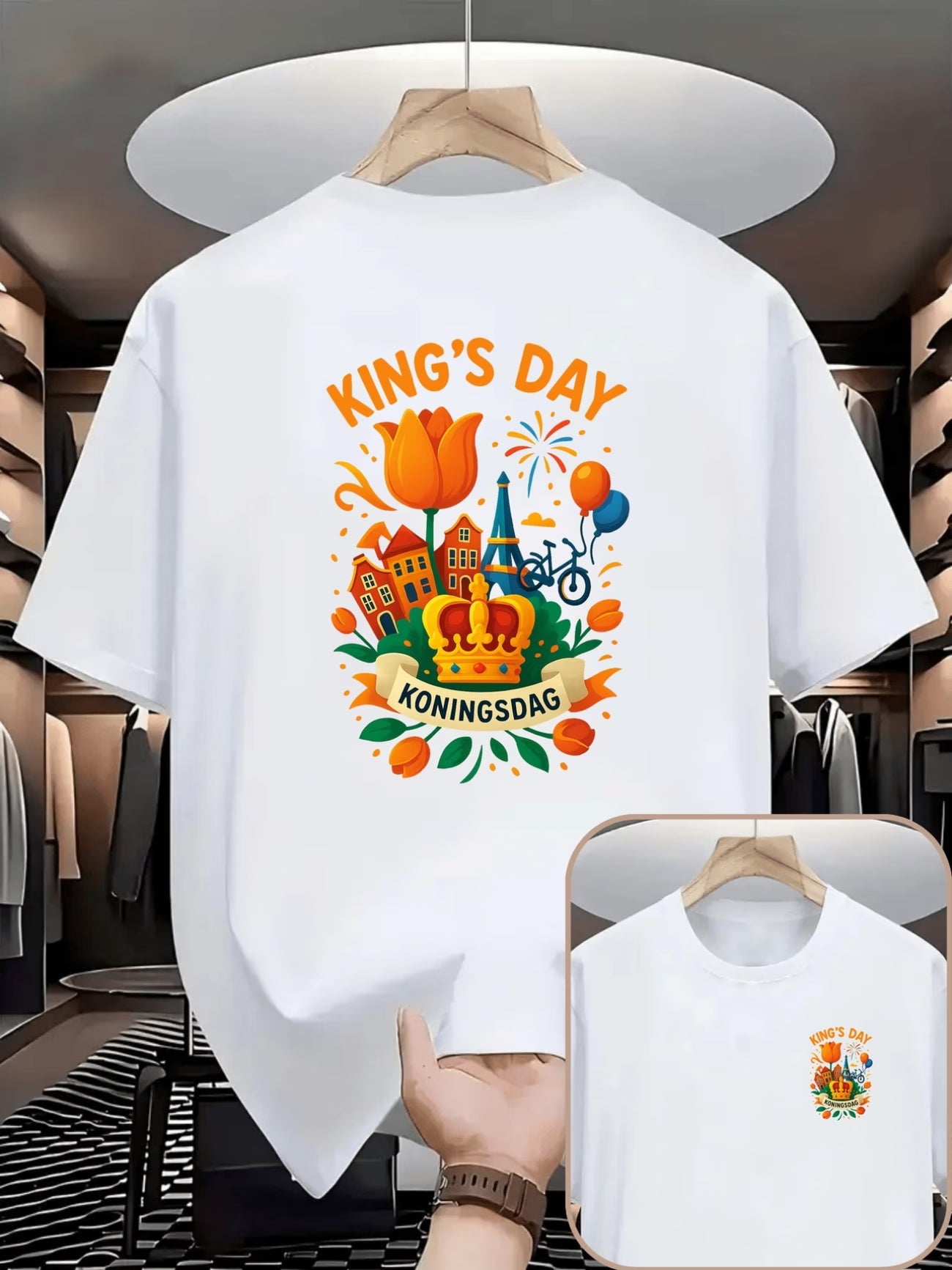 Jongman | King's Day Amsterdam Iconen T-Shirt