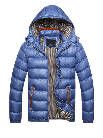 Gewatteerde jas met Rits