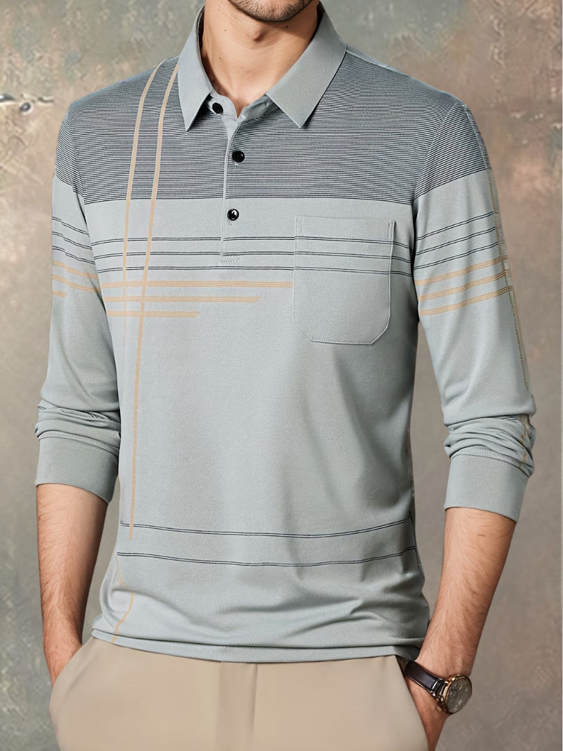 Floris | Elegante Langemouw Polo Trui