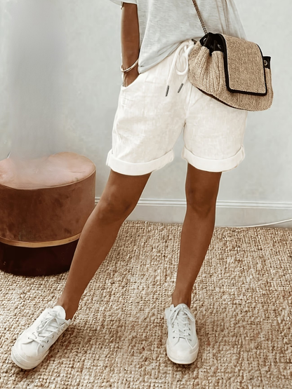 Eva | Comfortabele Linnen-Look Shorts