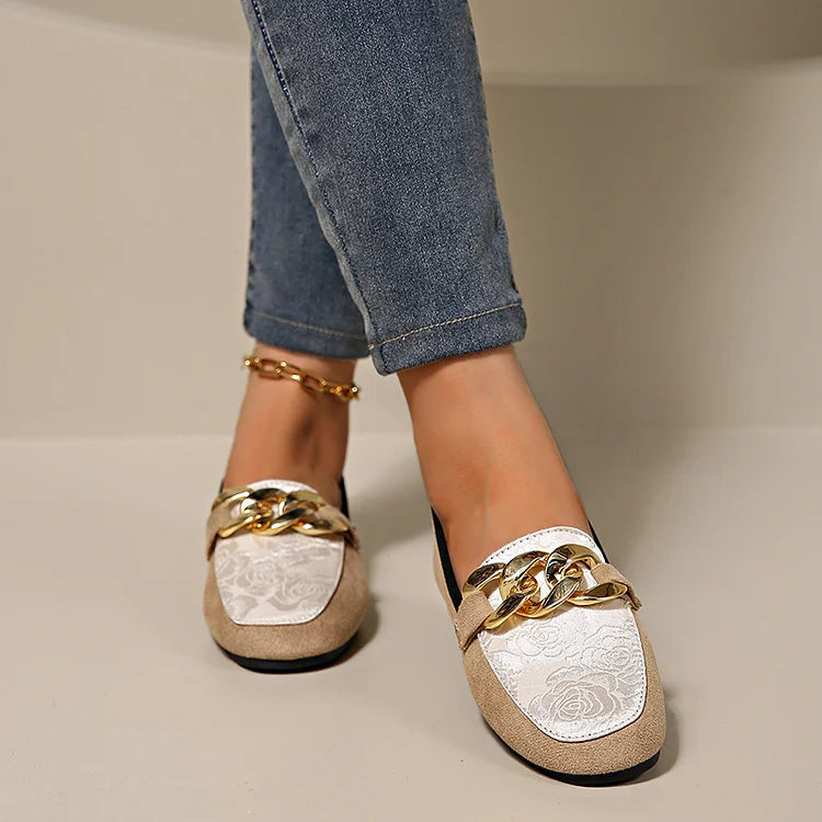 NATHALIE | ELEGANTE LOAFERS MET KETTINGVERSIERING