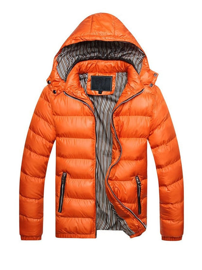 Gewatteerde jas met Rits