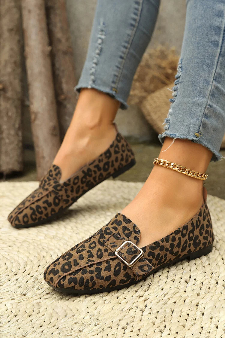 LINDA | CASUAL LOAFERS MET DECORATIEVE GESP MET RIEM