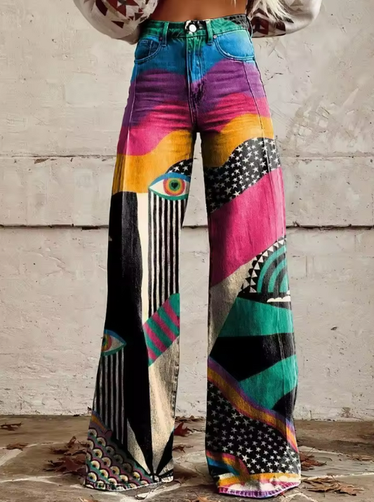Talia - Bohemian Flared Broek