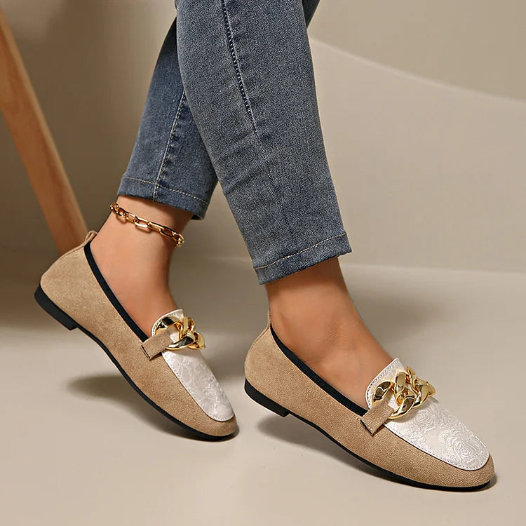 NATHALIE | ELEGANTE LOAFERS MET KETTINGVERSIERING