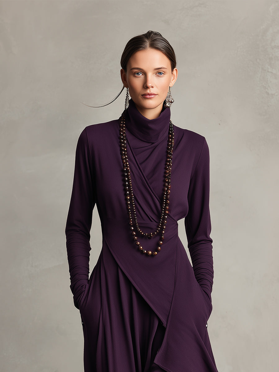 Natalie | Elegante Draped Jurk