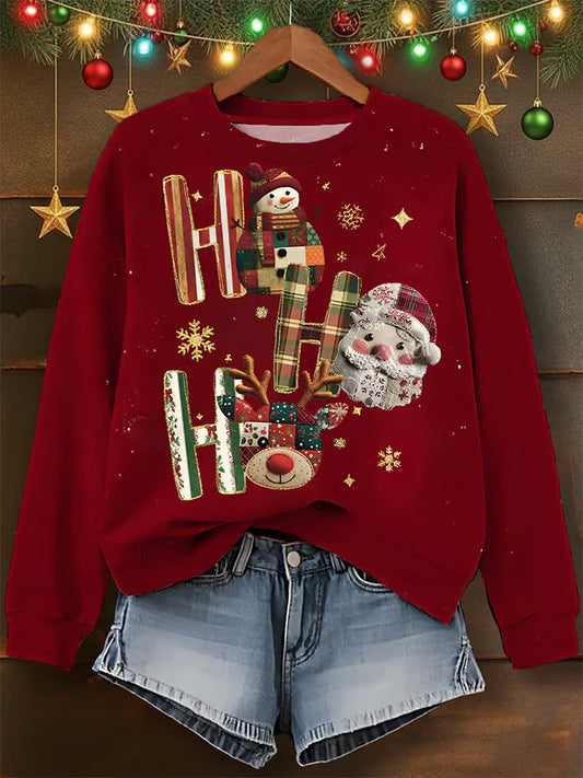 Jenna – Kersttrui met kerstfiguren