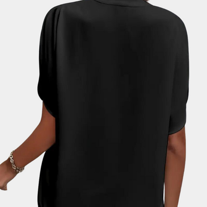 Aiva - Dames zomerblouse met korte mouw