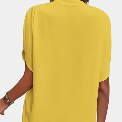 Aiva - Dames zomerblouse met korte mouw