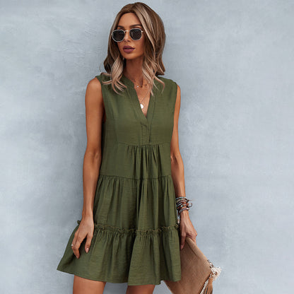 ANNELI - Stijlvolle zomer mini jurk
