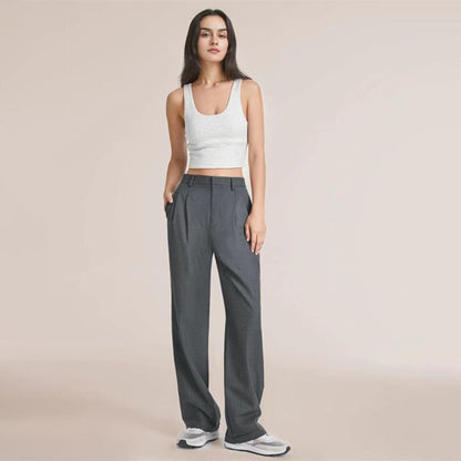 CELINA - Zomerse broek met hoge taille