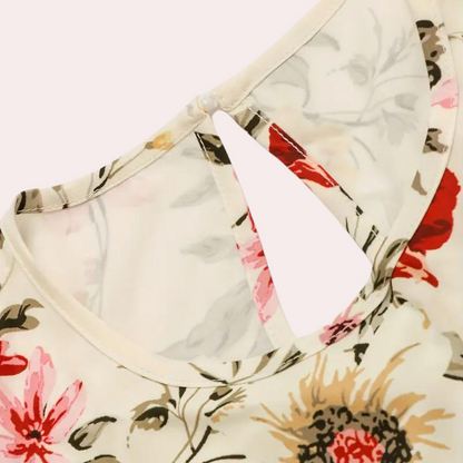 Elegante zomerse gebloemde maxi jurk voor dames