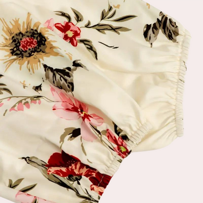 Elegante zomerse gebloemde maxi jurk voor dames