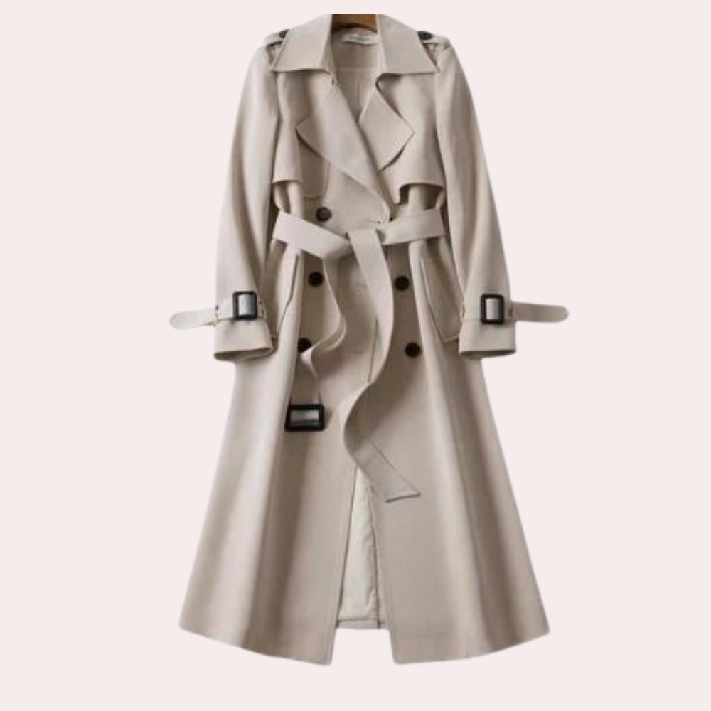 Elegante lange damesjas voor de zomer