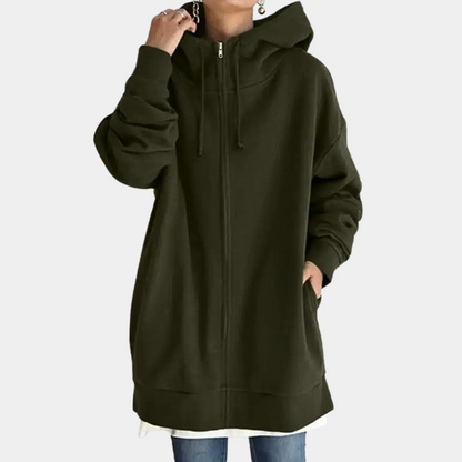 Stijlvolle zomerse zip-up hoodie voor dames