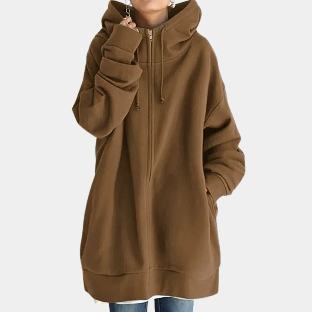 Stijlvolle zomerse zip-up hoodie voor dames