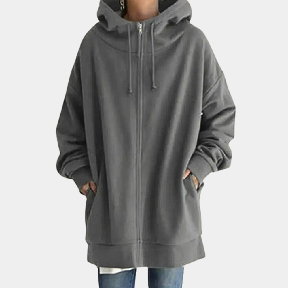 Stijlvolle zomerse zip-up hoodie voor dames