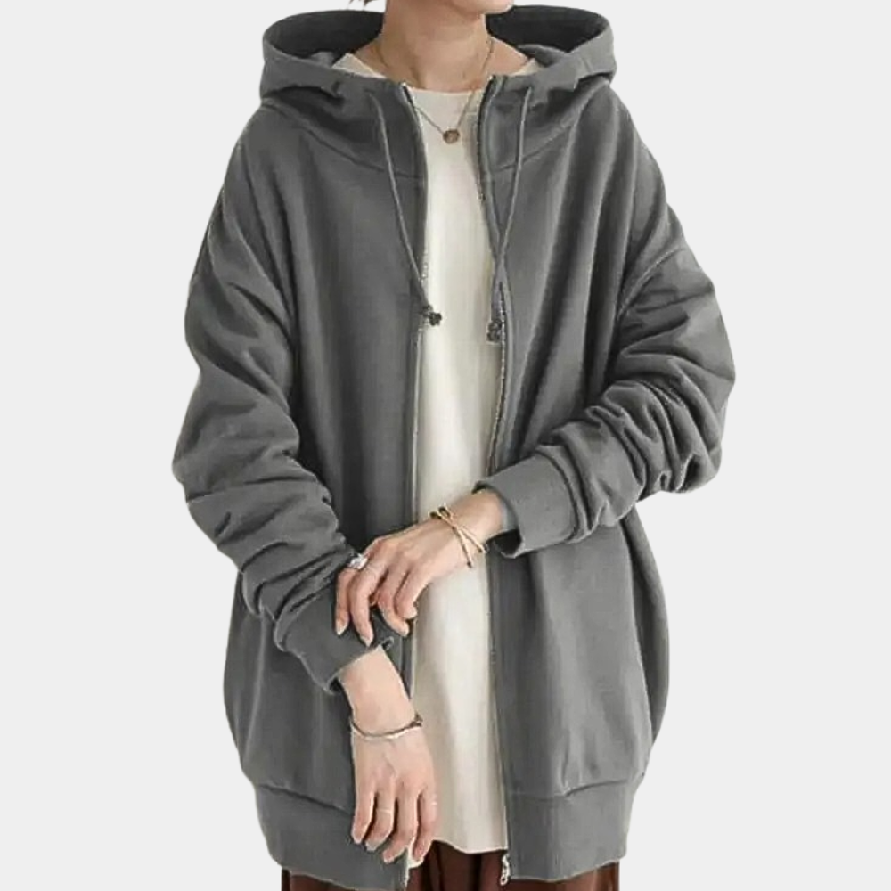 Stijlvolle zomerse zip-up hoodie voor dames