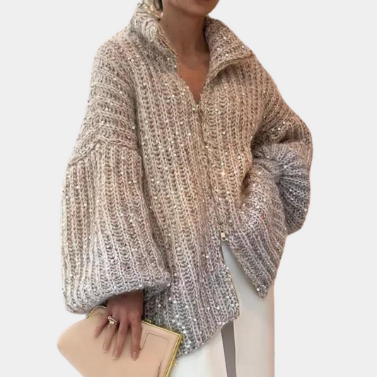 Elegante damestrui met pailletten voor de zomer