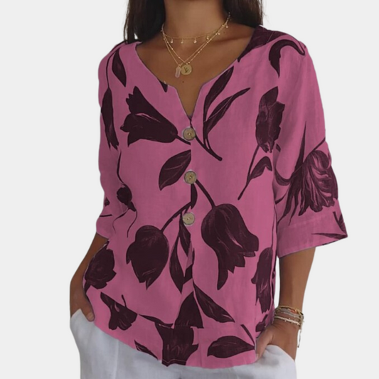 Annabelle - Chique Sereniteit Zomerse Dames Top