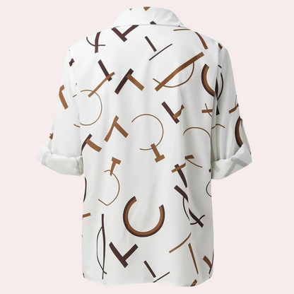 Freida - Chic damesblouse voor de zomer