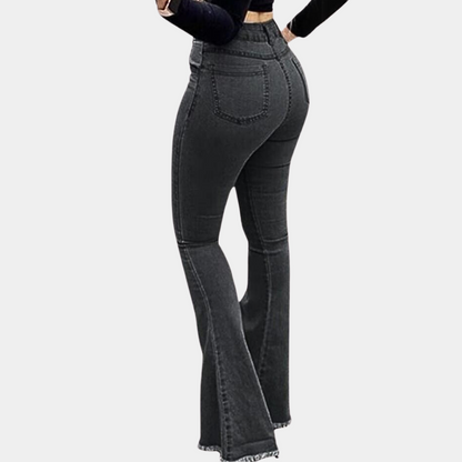 Dames trendy uitlopende zomerbroek