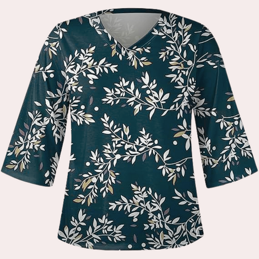 Thais - Klassieke vintage zomerblouse voor dames