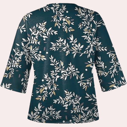 Thais - Klassieke vintage zomerblouse voor dames