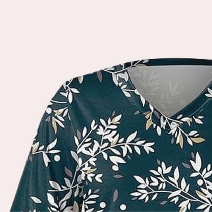 Thais - Klassieke vintage zomerblouse voor dames