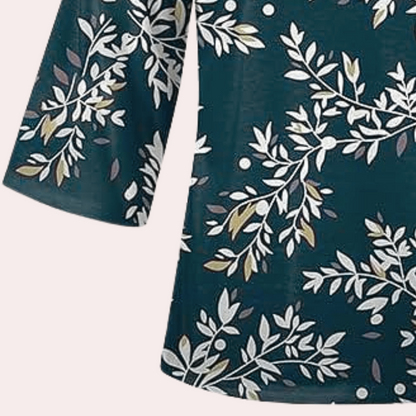 Thais - Klassieke vintage zomerblouse voor dames