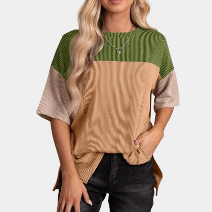 Vanna - Casual Los Fit Zomert-shirt voor Vrouwen