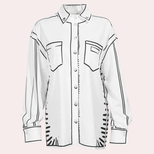 Zenobia - Stijlvol Langarmshirt voor Dames - Perfect voor de Lente en Zomer