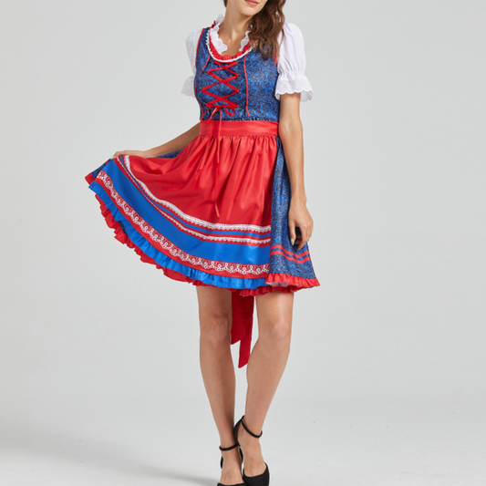 Calla - Retro Zomer/Oktoberfest Jurk voor Vrouwen