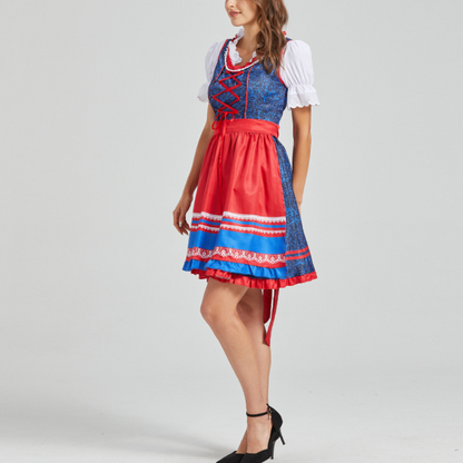 Calla - Retro Zomer/Oktoberfest Jurk voor Vrouwen