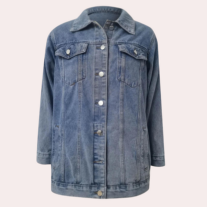Elizabeth - Dames Stijlvol Denim Zomerjack