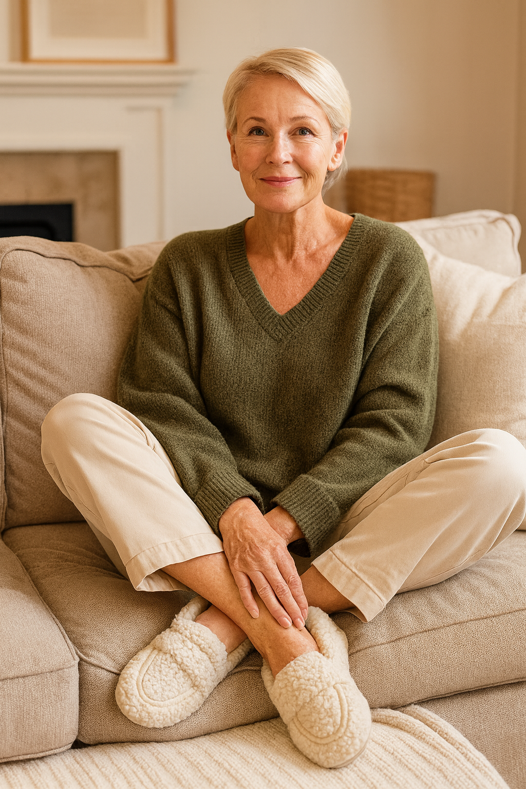 Usha | Luxe Lamswollen Mocassins