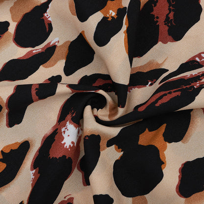 EHLEYR - Zomerse rok met luipaardprint
