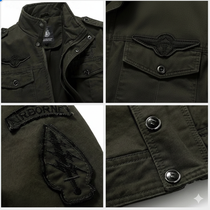 NOAH | GESTRUCTUREERDE MILITAIRE JAS