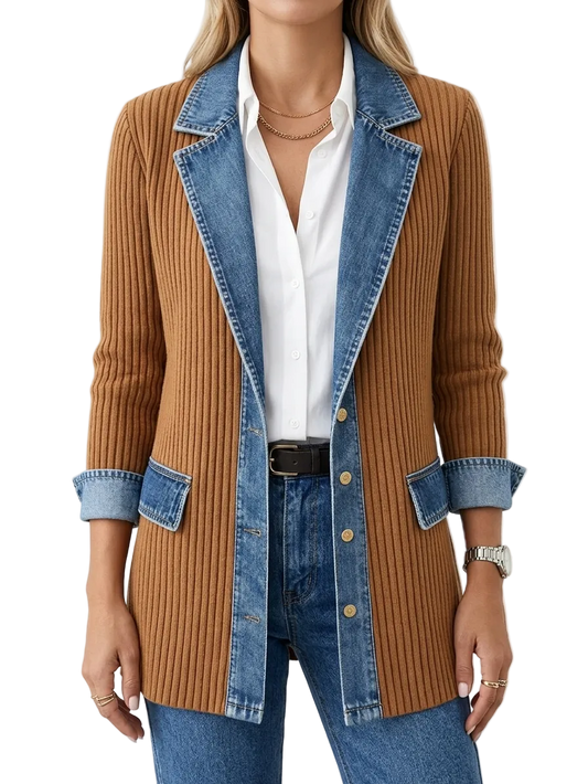 Liv | Rib & Denim Jasje