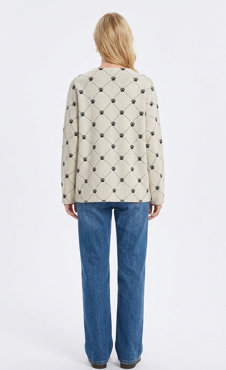 Galerie des Canidés | Artistieke Cardigan