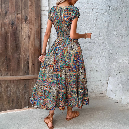 ELVIRA - Modieuze boho zomerjurk