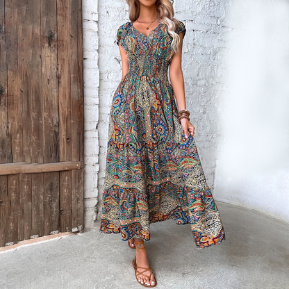 ELVIRA - Modieuze boho zomerjurk